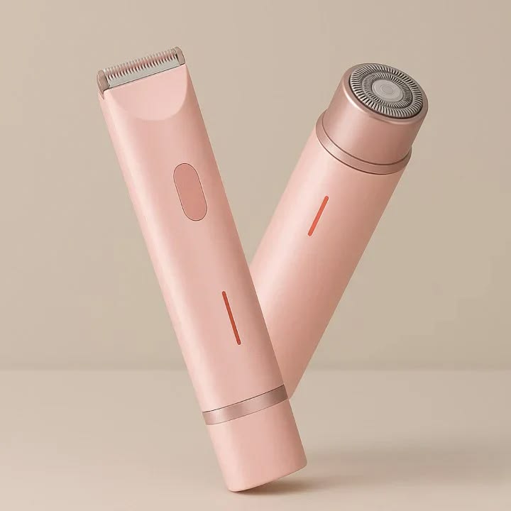 2-in-1 Bikini Trimmer for Women – Waterproof Shaver and trimmer