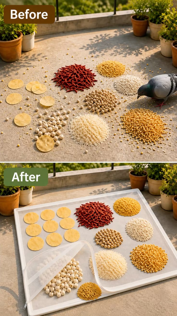 Thin Cotton Papad & Food Drying Cloth with Net and Zip