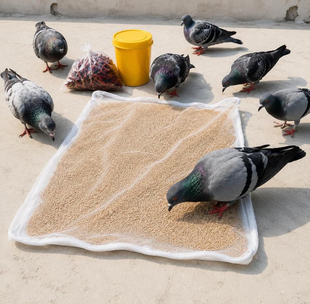 Thin Cotton Papad & Food Drying Cloth with Net and Zip