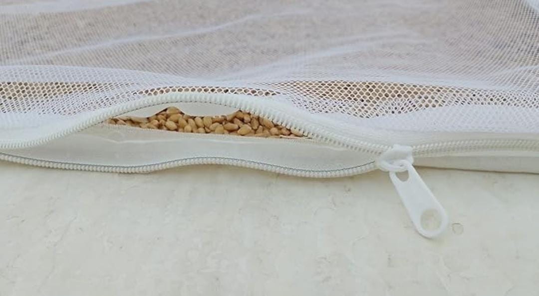 Thin Cotton Papad & Food Drying Cloth with Net and Zip