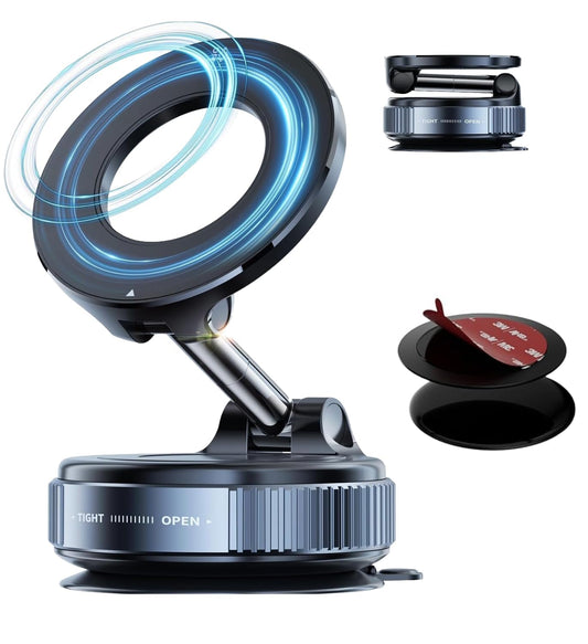 360° Vacuum Magnetic Car Phone Mount