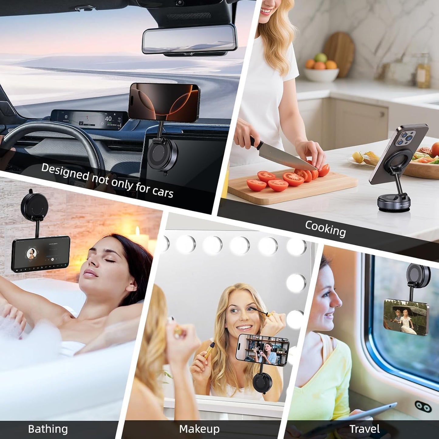 360° Vacuum Magnetic Car Phone Mount